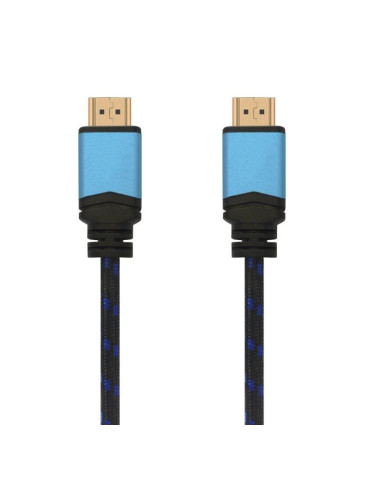 Cable HDMI 2.0 4K Aisens A120-0360/ HDMI Macho - HDMI Macho/ 10m/ Negro y Azul