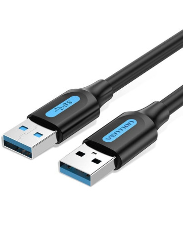 Cable USB 3.0 Vention CONBD/ USB Macho - USB Macho/ 5Gbps/ 50cm/ Negro
