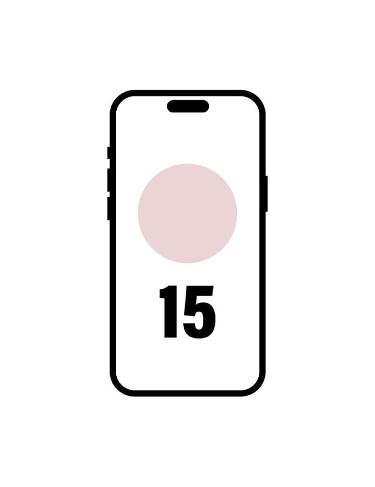 Smartphone Apple iPhone 15 256Gb/ 6.1"/ 5G/ Rosa