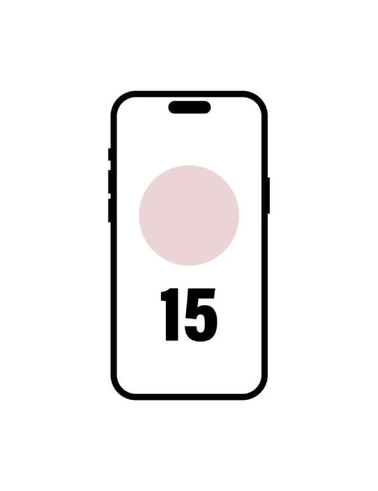 Smartphone Apple iPhone 15 256Gb/ 6.1"/ 5G/ Rosa