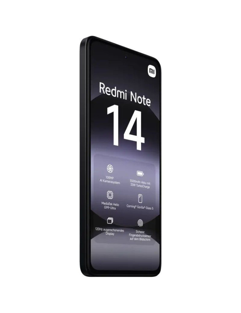 Smartphone Xiaomi Redmi Note 14 8GB/ 256GB/ 6.67"/ Negro