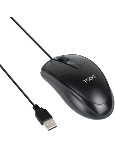 Ratón TooQ TQM-1001-B/ Hasta 1000 DPI