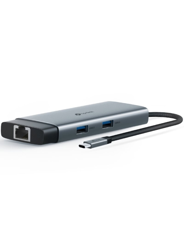 Docking USB Tipo-C TP-Link UH6120C/ 1xUSB Tipo-C/ 2xUSB/ 1xHDMI 4K/ 1xRJ45/ 1xUSB Tipo-C PD/ Gris