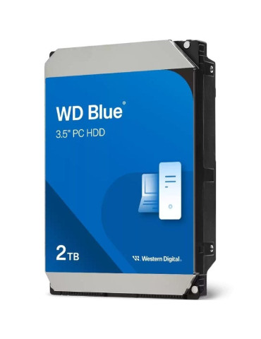 Disco Duro Western Digital WD Blue PC Desktop 2TB/ 3.5"/ SATA III/ 64MB