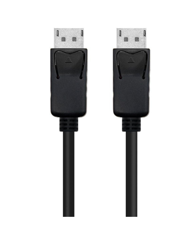 Cable DisplayPort 1.4 8K Nanocable 10.15.2803/ DisplayPort Macho - DisplayPort Macho/ 3m/ Certificado/ Negro