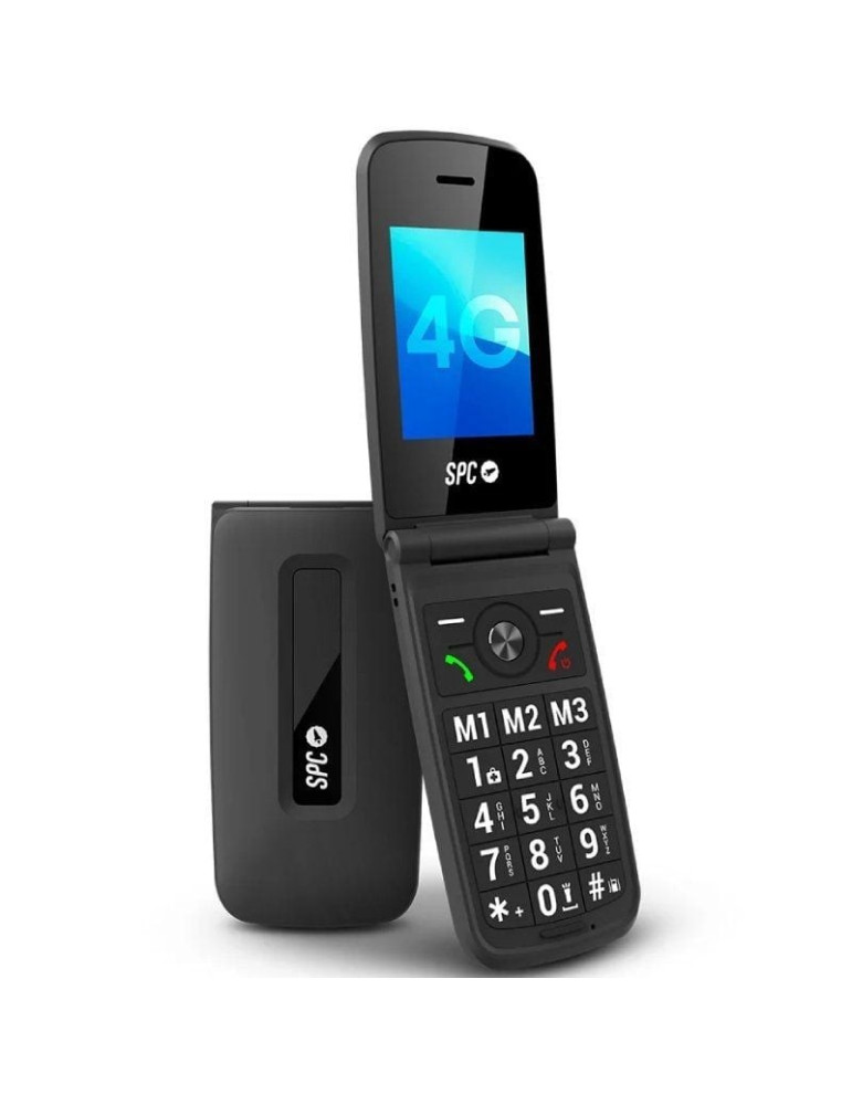Teléfono Móvil SPC Titan 2 para Personas Mayores/ 4G/ Negro