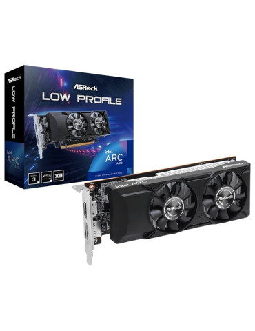 Tarjeta Gráfica AsRock Intel Arc A310 Perfil Bajo/ 4GB GDDR6/ Compatible con Perfil Bajo
