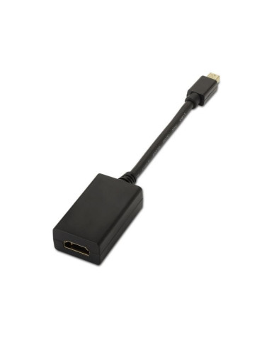 Conversor Aisens A125-0137/ Mini DisplayPort Macho - HDMI Hembra/ 15cm/ Negro 2
