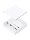Caja de Conexiones Aisens A127-1031/ VGA - 2x HDMI - Jack 3.5 - 2x USB-B - 2x RJ45