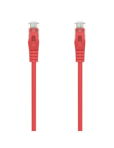 Cable de Red RJ45 AWG24 UTP Aisens A145-0556 Cat.6A/ LSZH/ 25cm/ Rojo