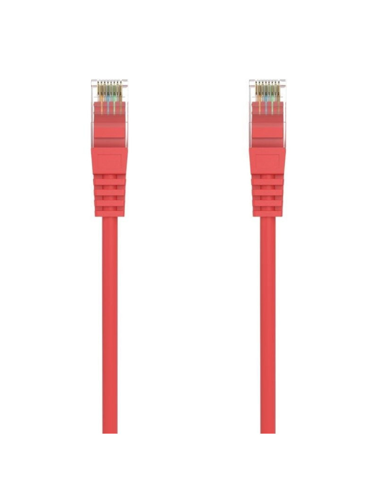 Cable de Red RJ45 AWG24 UTP Aisens A145-0559 Cat.6A/ LSZH/ 1m/ Rojo