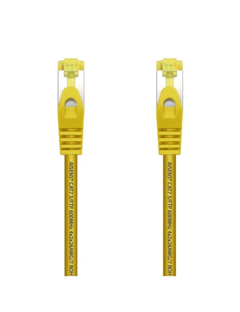 Cable de Red RJ45 SFTP Aisens A146-0472 Cat.7/ 25cm/ Amarillo