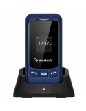 Teléfono Móvil Sunstech CELT26 para Personas Mayores/ Azul