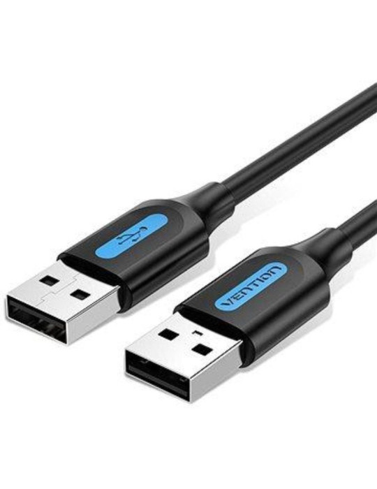 Cable USB 2.0 Vention COJBI/ USB Macho - USB Macho/ 480Mbps/ 3m/ Negro