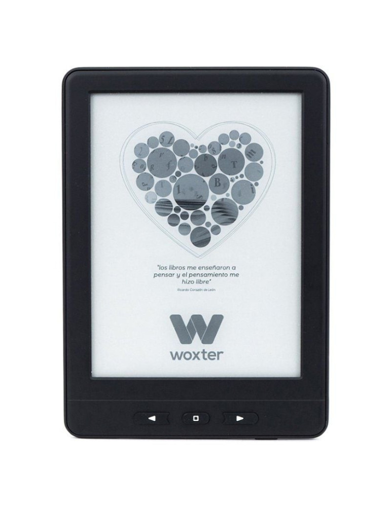 Libro Electrónico Ebook Woxter Scriba Paperlight TP/ 6" tactil retroiluminado Tinta Electrónica/ Negro