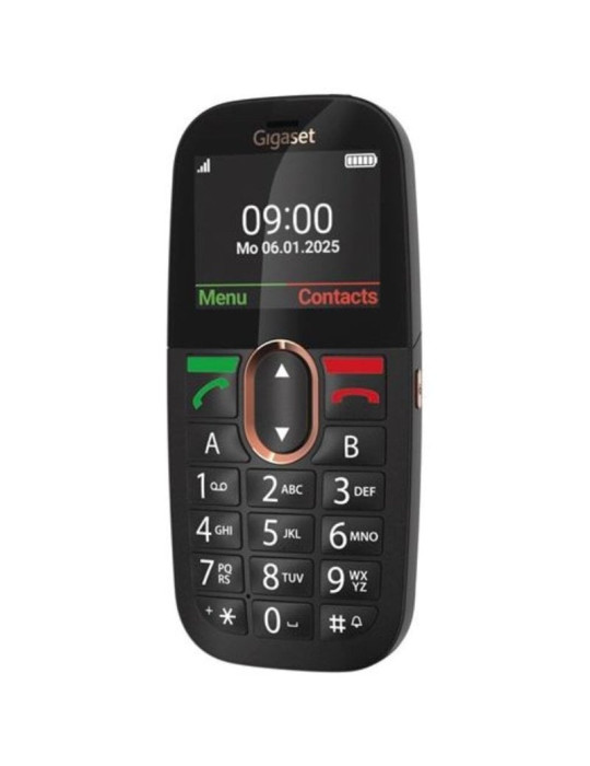 Teléfono Móvil Gigaset GL695 para Personas Mayores/ 4G/ Negro