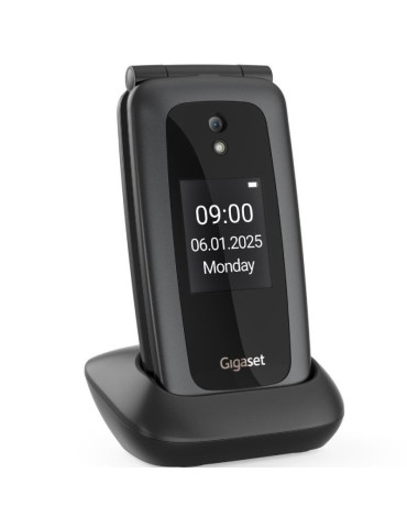 Teléfono Móvil Gigaset GL795 para Personas Mayores/ 4G/ Negro