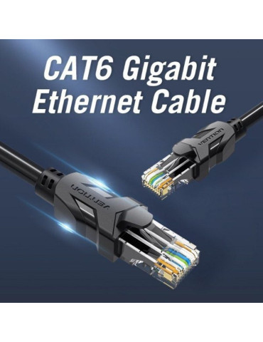 Cable de Red RJ45 UTP Vention IBEBT Cat.6/ 30m/ Negro 2