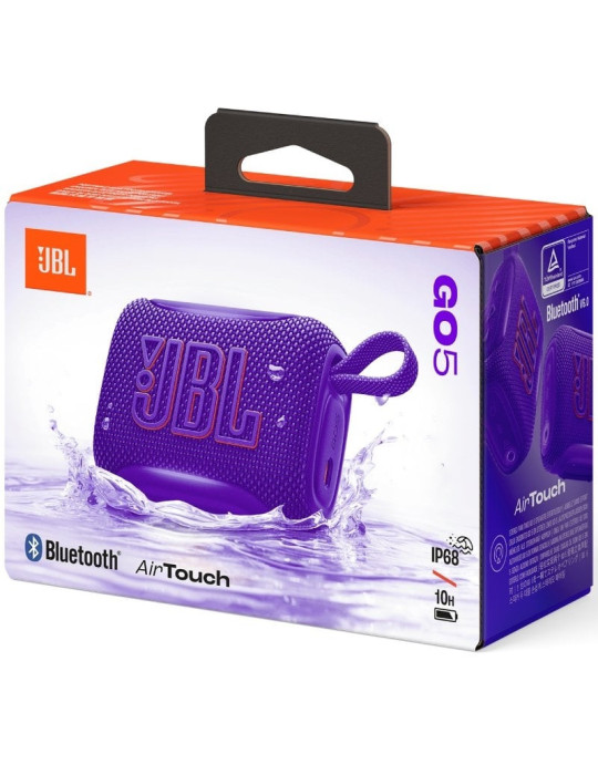Altavoz con Bluetooth JBL GO 5/ 4.8W/ 1.0/ Púrpura