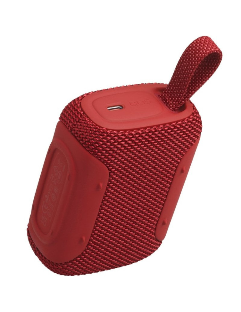 Altavoz con Bluetooth JBL GO 5/ 4.8W/ 1.0/ Rojo