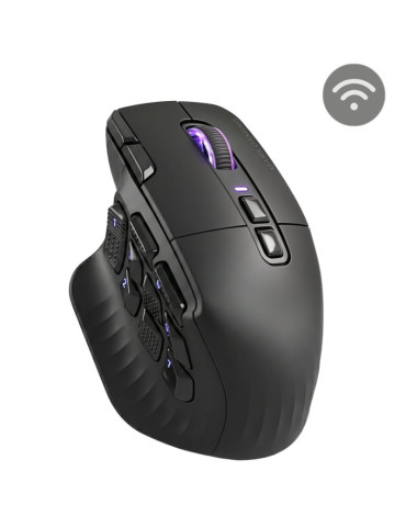 Ratón Gaming Mars Gaming MMW-HEX16/ Batería Recargable/ Hasta 24000 DPI