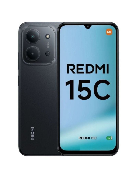 Smartphone Xiaomi Redmi 15C 4GB/ 256GB/ 6.9"/ Negro