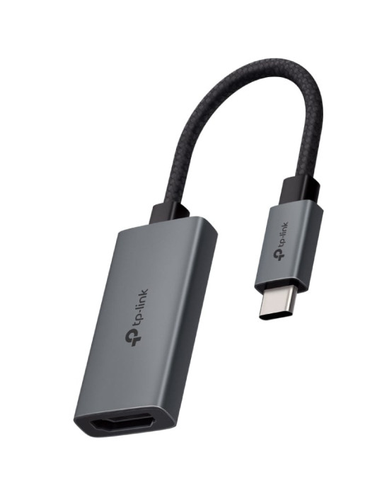 Conversor HDMI 4K 60Hz TP-Link UA520C/ HDMI Hembra - USB Tipo-C Macho/ 10cm/ Gris