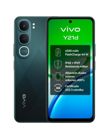 Smartphone Vivo Y21d 4GB/ 128GB/ 6.68"/ Verde