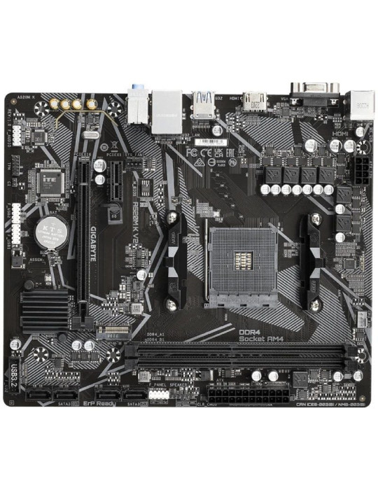 Placa Base Gigabyte A520M K V2 Socket AM4/ DDR4/ PCIe 3.0/ Micro ATX