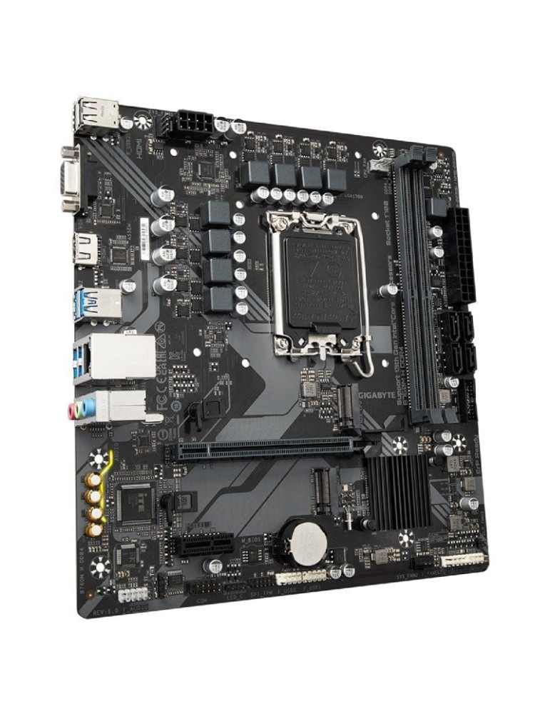 Placa Base Gigabyte B760M H DDR4 Socket 1700/ DDR4/ PCIe 4.0/ Micro ATX