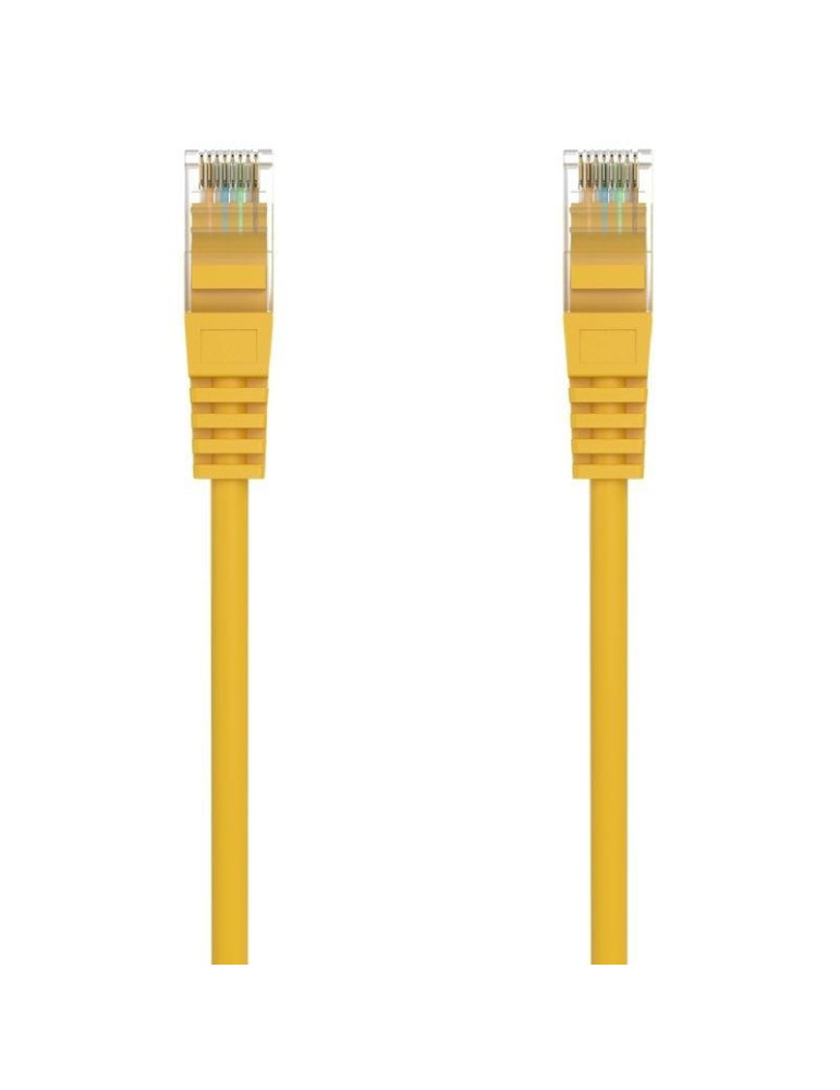 Cable de Red RJ45 AWG24 UTP Aisens A145-0563 Cat.6A/ LSZH/ 25cm/ Amarillo