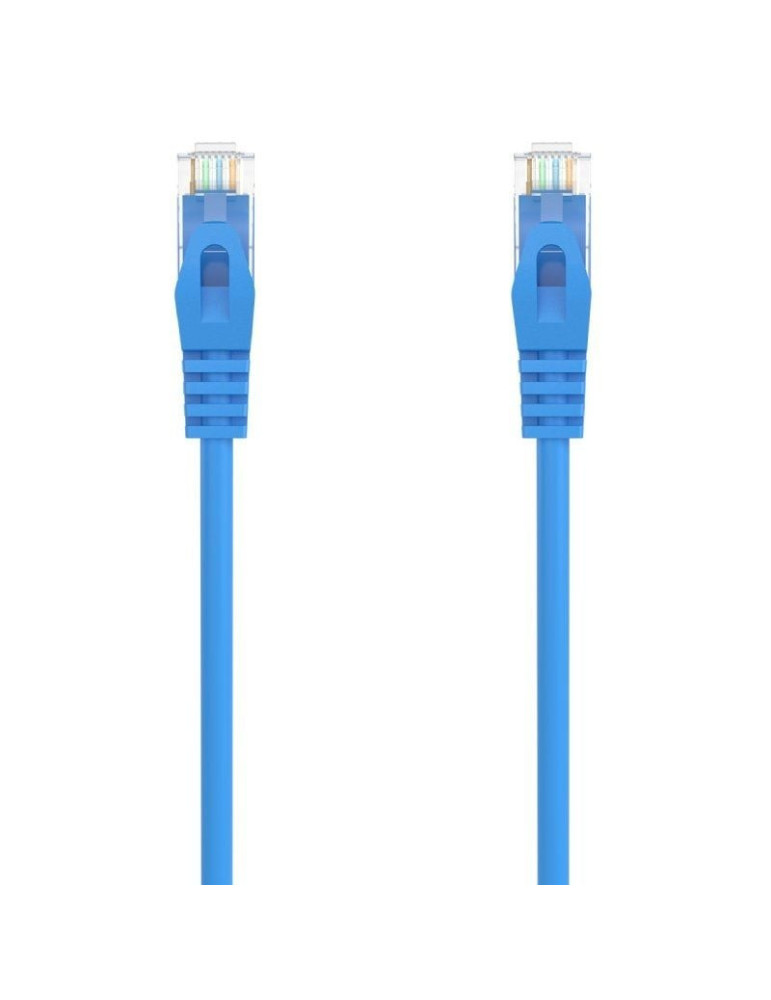 Cable de Red RJ45 AWG24 UTP Aisens A145-0570 Cat.6A/ LSZH/ 25cm/ Azul