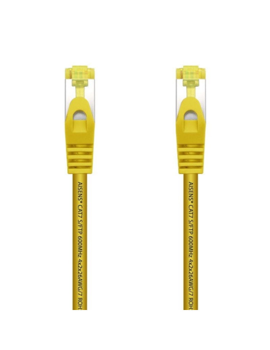 Cable de Red RJ45 SFTP Aisens A146-0473 Cat.7/ 50cm/ Amarillo