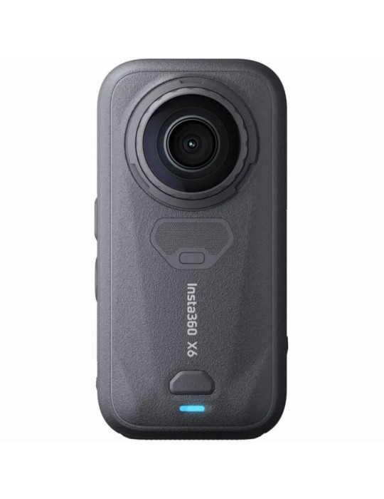 Cámara Digital Deportiva Insta360 X6 Pack Essential/ 8K/ Ángulo de visión 360 / Negra/ Incluye Stick, 2x Baterías, Bolsa y Capuc