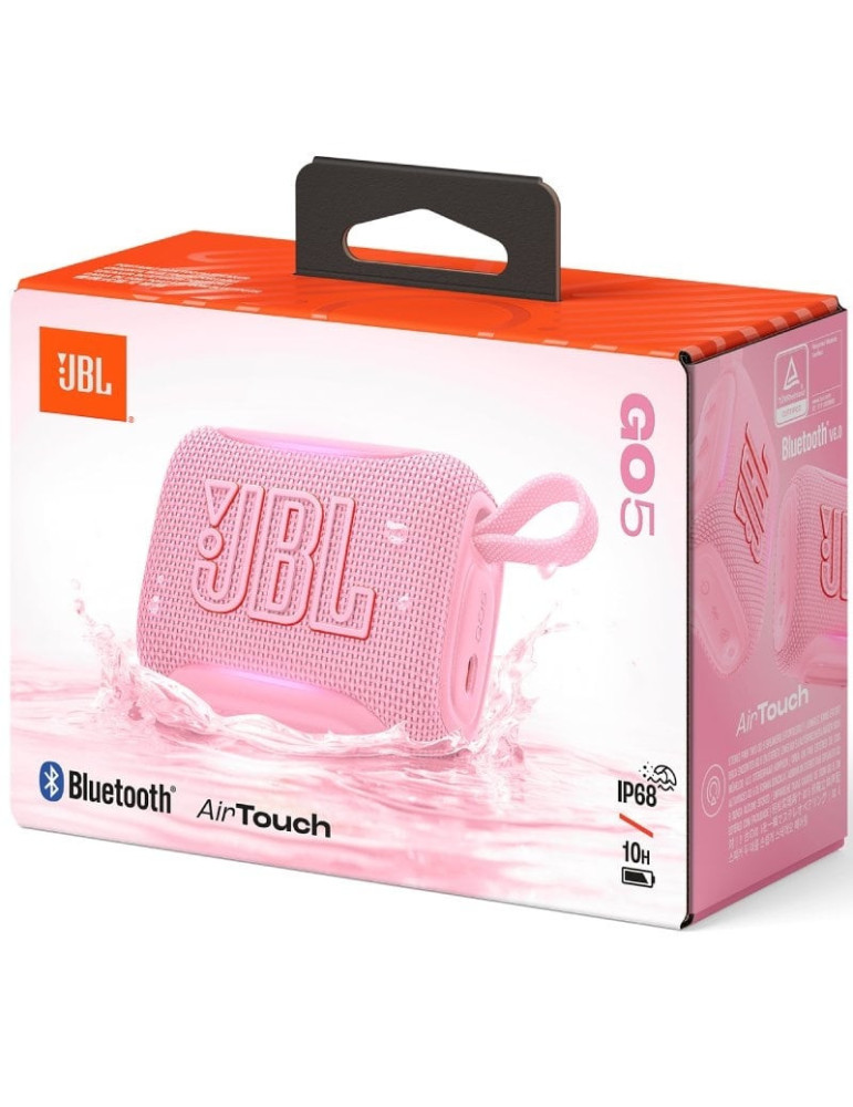 Altavoz con Bluetooth JBL GO 5/ 4.8W/ 1.0/ Rosa