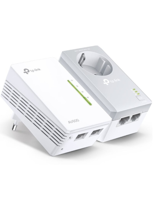 Adaptador Powerline TP-Link TL-WPA4226 KIT AV600 600Mbps/ Alcance 300m/ Pack de 2