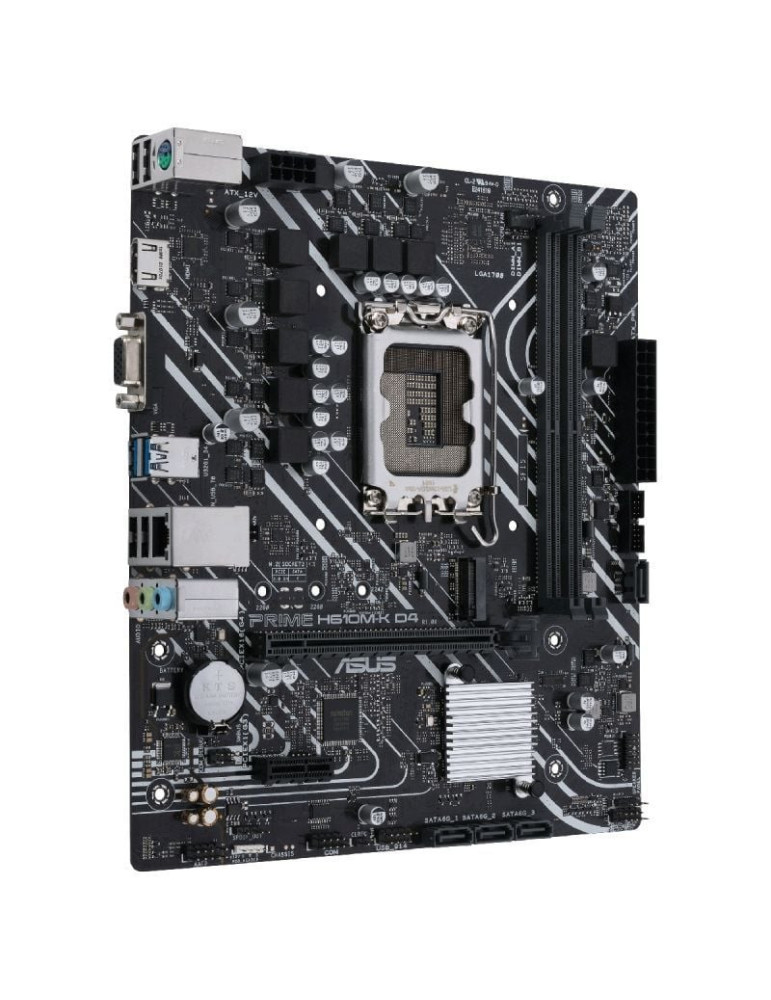 Placa Base Asus Prime H610M-K D4/ Socket 1700/ DDR4/ PCIe 4.0/ Micro ATX