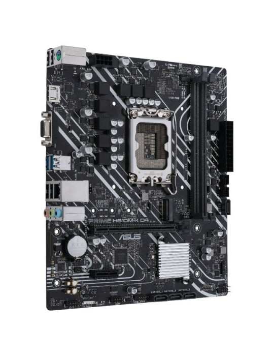 Placa Base Asus Prime H610M-K D4/ Socket 1700/ DDR4/ PCIe 4.0/ Micro ATX