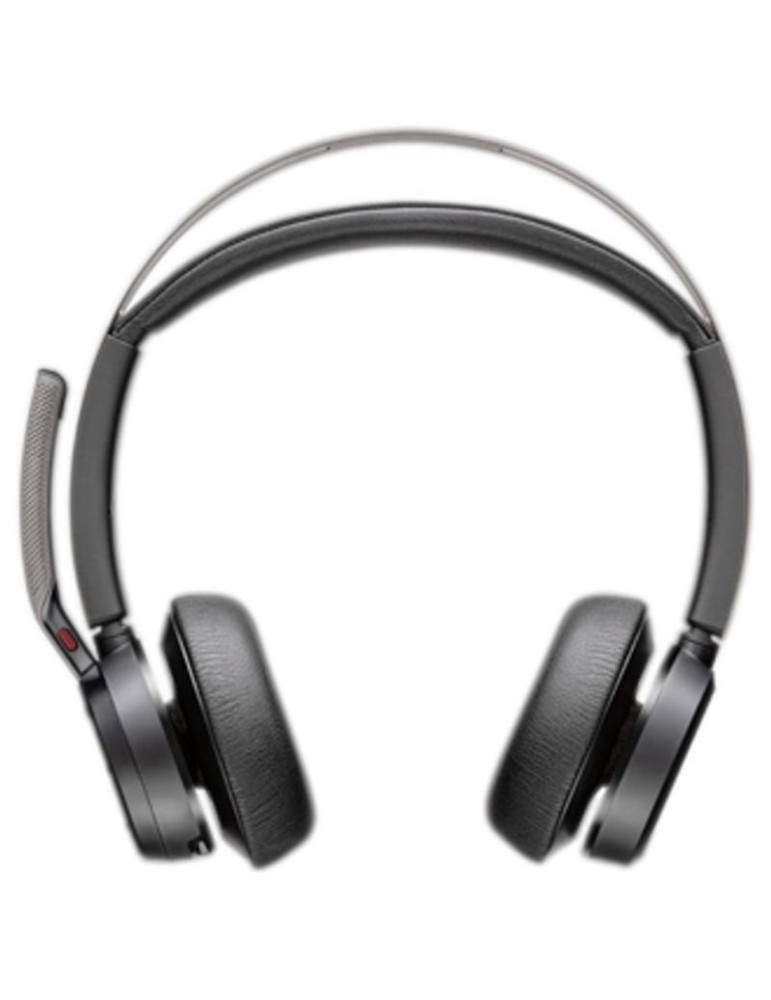 Auriculares Inalámbricos PolyVoyager Focus 2 USB-C-C + Adaptador USB-C/A/ con Micrófono/ Bluetooth/ Negros