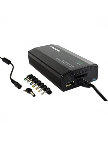 Cargador de Portátil Anima ANBP100/ 1xUSB/ 100W/ Manual/ 8 Conectores/ Voltaje 12-24V 2
