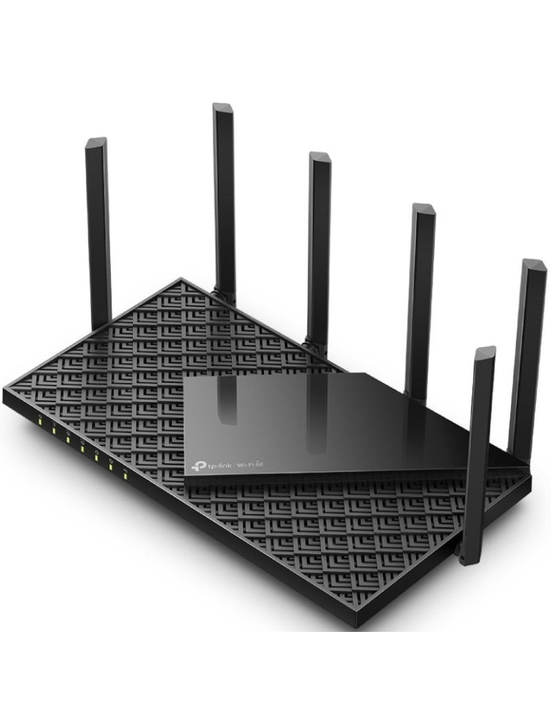 Router Inalámbrico TP-Link Archer AXE75/ WiFi 6E/ 5400 Mbps/ 2.4GHz 5GHz 6GHz/ 6 Antenas/ WiFi 802.11ax/ac/n/a/ - n/b/g