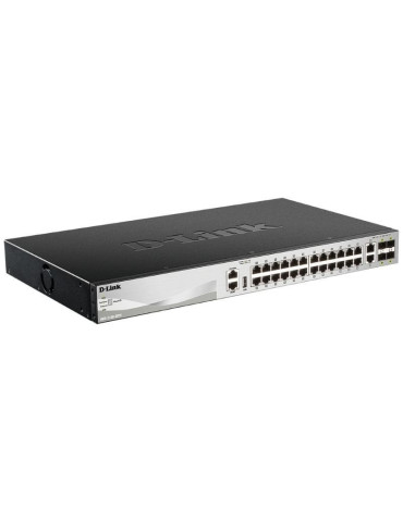 Switch Gestionable D-Link DGS-3130-30TS/E 24 Puertos/ RJ-45 10/100/1000/ SFP 2