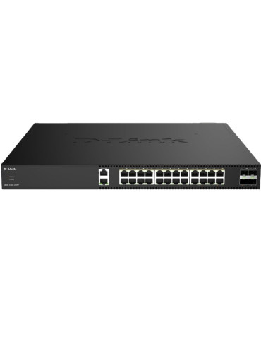 Switch Gestionable D-Link DXS-1250-28YP/E 24 Puertos/ RJ-45 10Gbps/ SFP/ PoE