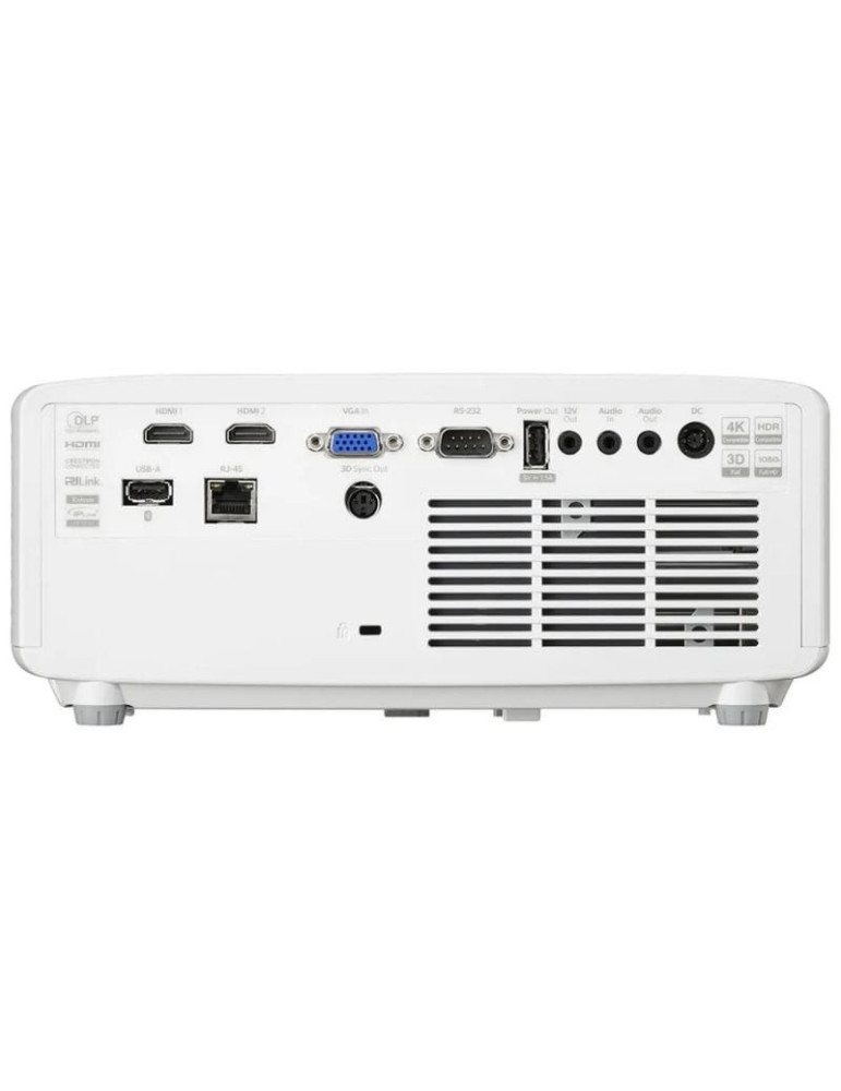 Proyector Láser Optoma ZH401e/ 4600 Lúmenes/ Full HD/ HDMI-VGA-RS232/ Blanco