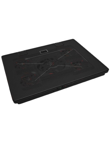 Soporte Refrigerante Mars Gaming MNBC2 para Portátiles hasta 17.3"/ Iluminación LED 2