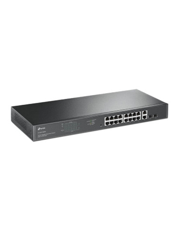 Switch TP-Link Easy Smart TL-SG1218MPE 20 Puertos/ RJ-45 10/100/1000 PoE+/SFP 2