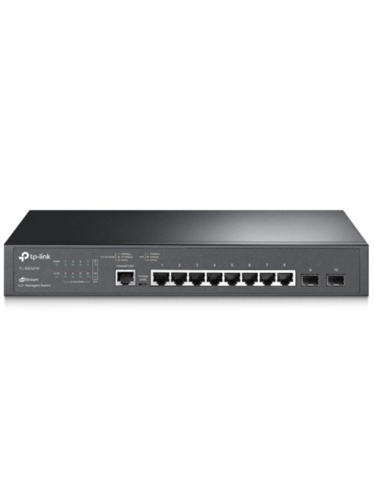 Switch Gestionable TP-Link Omada TL-SG3210 V4 10 Puertos/ RJ-45 10/100/1000/ SFP