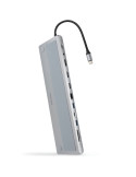 Docking Tipo-C Nanocable 10.16.1012/ 3xUSB/ 1xUSB Tipo-C/ 2xHDMI 4K/ 1xDisplayPort/ 1xRJ45/ 1xLector tarjetas/ 1xJack 3.5/ 1xUSB