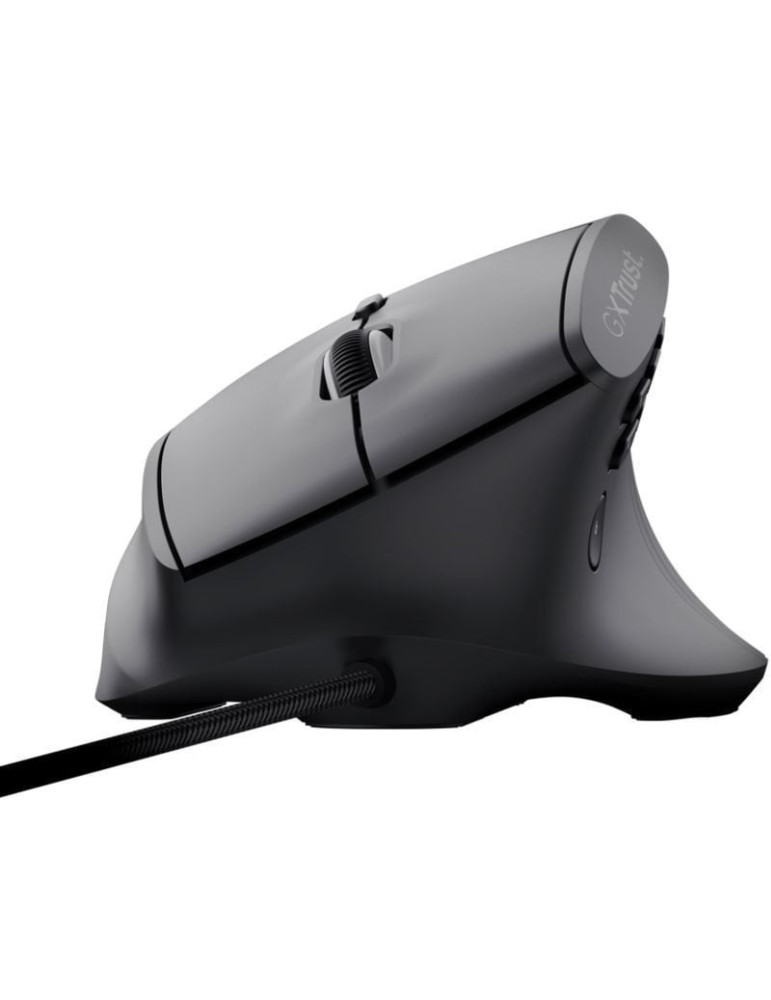 Ratón Vertical Gaming Inalámbrico Trust Gaming GXT 145 Rexxa 26024/ Hasta 12800 DPI