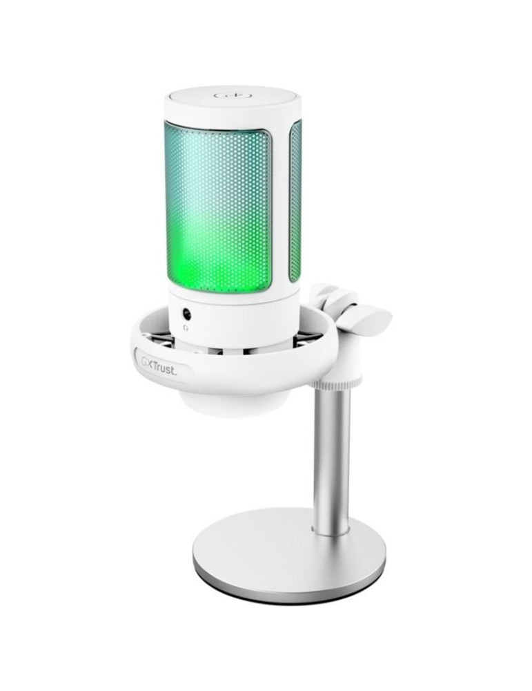 Micrófono Gaming Trust Gaming GXT 238 Auron 26082/ USB/ Blanco